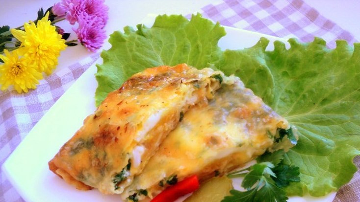 1. Этап. Конвертики из лаваша: Готовые конвертики из лаваша можете подавать с овощами. Приятного аппетита!