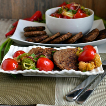 Котлеты из печени с овсяными хлопьями