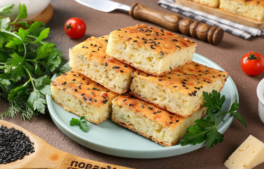 1. Этап. Манник с сыром: Приятного аппетита!