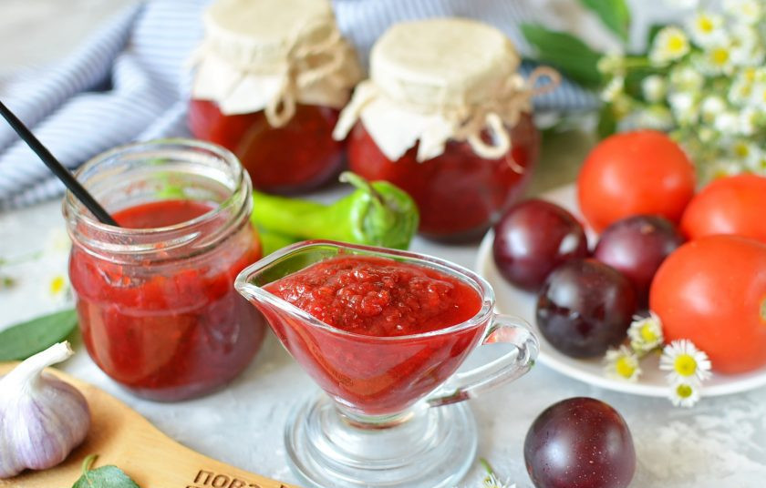 1. Этап. Соус из слив: Приятного аппетита!