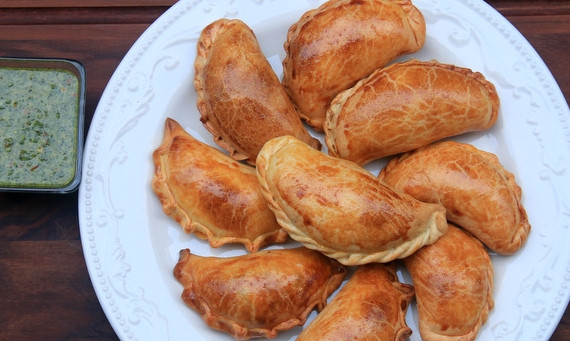 1. Этап. Эмпанадас с говядиной: 7. Вот такие эмпанадас с говядиной получились. Приятного аппетита!