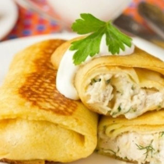 Блины конвертом