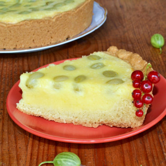 Пирог Фейерверк с крыжовником