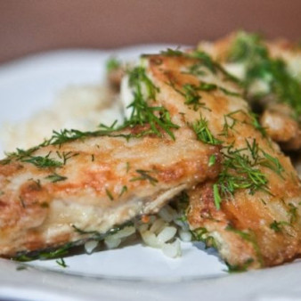 Камбала под маринадом