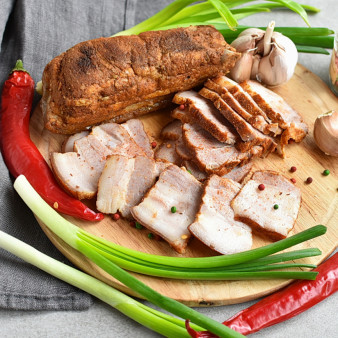 Копченое сало в мультиварке