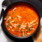 Roasted Red Pepper Soup with Gouda