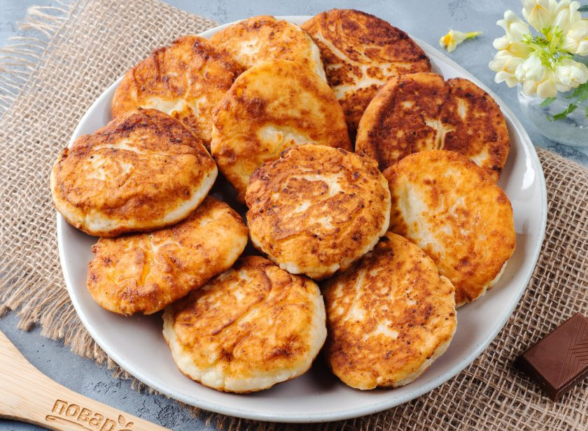 1. Этап. Сырники из обезжиренного творога: Приятного аппетита!