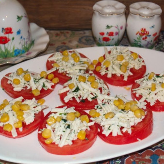 Помидоры с брынзой