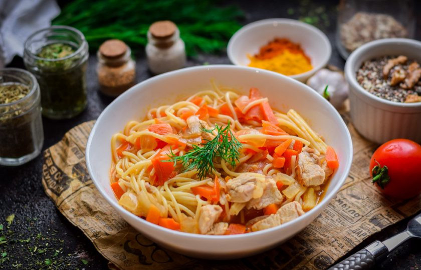 1. Этап. Макароны по-татарски: Приятного аппетита!