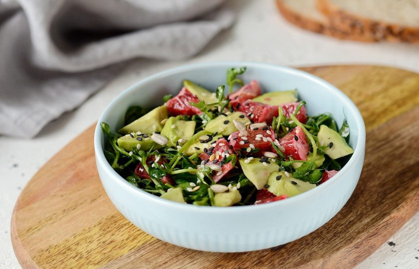 1. Этап. Салат с авокадо и имбирем: Салат с авокадо и имбирем готов, приятного вам аппетита!