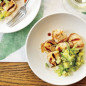 Grilled Scallops with Honeydew-Avocado Salsa