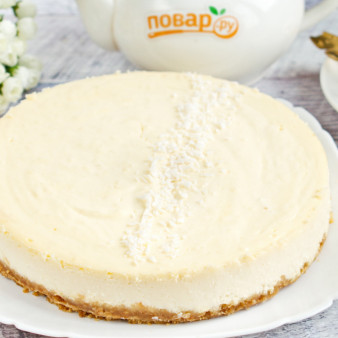 Кокосовый чизкейк