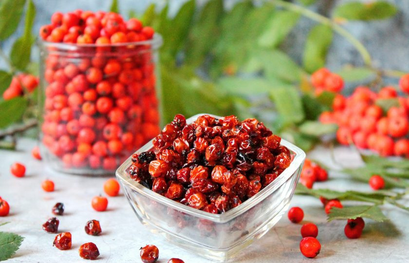 1. Этап. Сушеная рябина: Хороших заготовок!