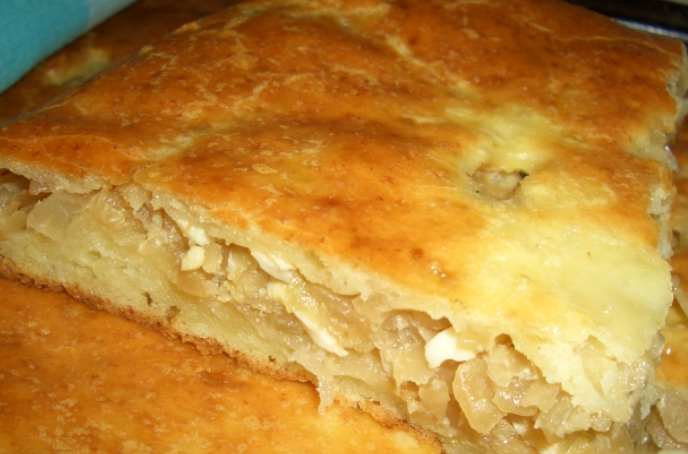 1. Этап. Пирог с капустой из творожного теста: Приятного аппетита!