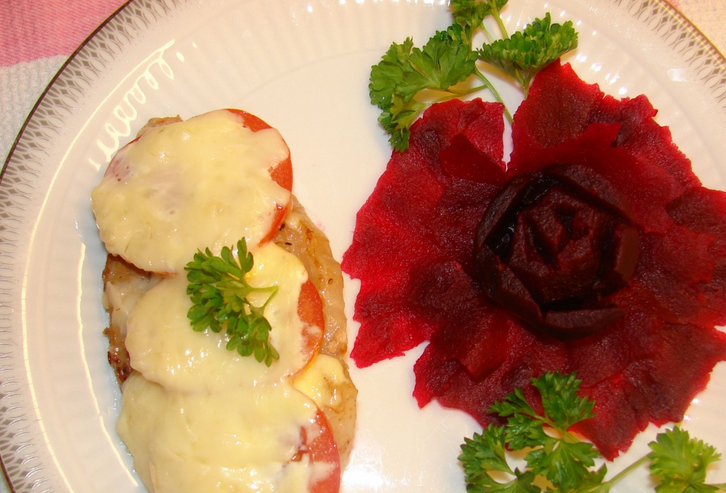 1. Этап. Отбивные в духовке с сыром: Приятного аппетита!