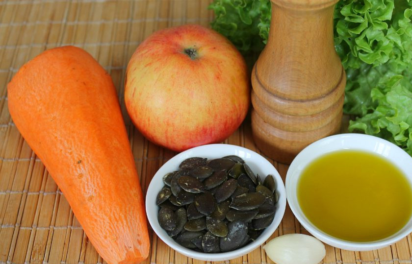 1. Этап. Салат Оранжевое чудо: Подготовим ингредиенты.