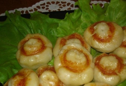 1. Этап. Пироги на пару: Готово! Подавайте с растопленным сливочным маслом или соусом. Приятного аппетита!