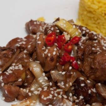 Курица в воке по-китайски