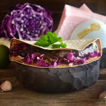 Маисовые лепешки с говядиной