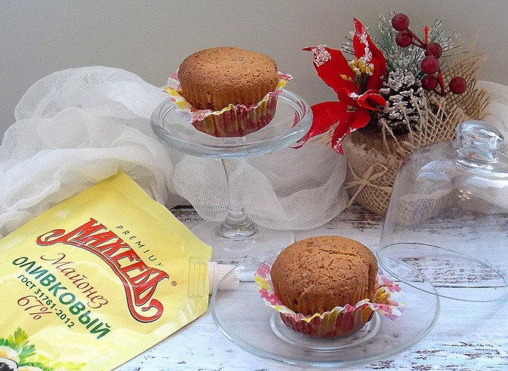 1. Этап. Маффины с маком и грейпфрутовым соком: Остудите и подавайте.