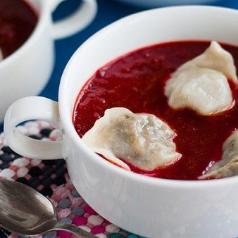 Борщ с ушками