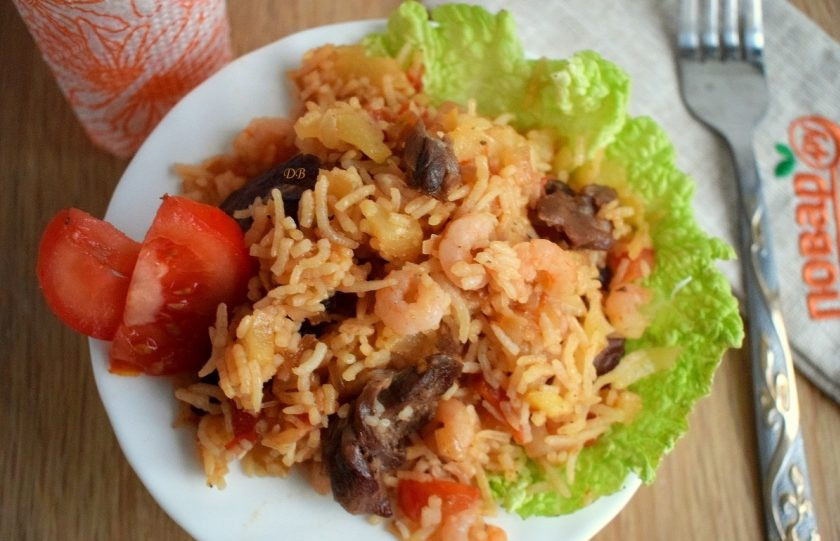 1. Этап. Кхау Пхат: Подавайте к столу горячим. Приятного аппетита!