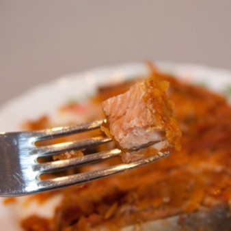 Горбуша под маринадом