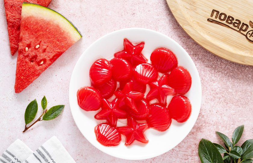 1. Этап. Арбузный мармелад: Арбузный мармелад готов, приятного вам аппетита!