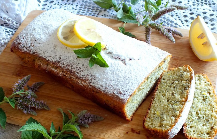 1. Этап. Лимонный кекс с мятой: Приятного аппетита!