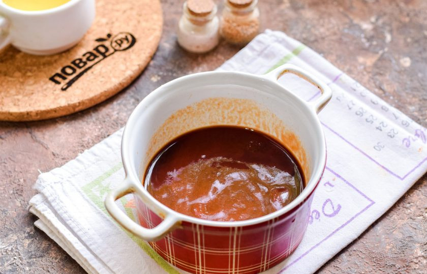 1. Этап. Индейка по-восточному: Все хорошо перемешайте.