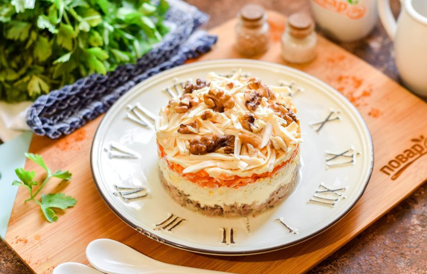 1. Этап. Салат Полтавский: Приятного аппетита!