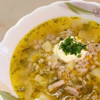 Рассольник густой