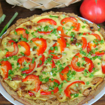 Киш с индейкой