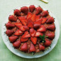 Almond Macaroon Galette with Strawberries