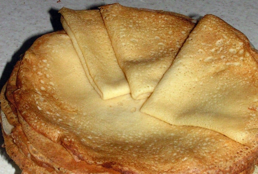 1. Этап. Блины из пшеничной муки: 4. Готово! приятного вам аппетита!