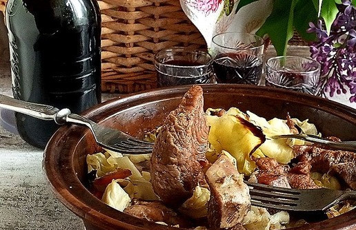 1. Этап. Запечённая пряная индейка с молодой капустой: Это очень вкусно!