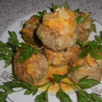 Тефтели со сметаной