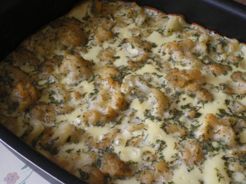 1. Этап. Гречка с цветной капустой: 3. Выпекаем 20 минут под фольгой, а потом фольгу снимаем и запекаем еще 20 минут. Готово!