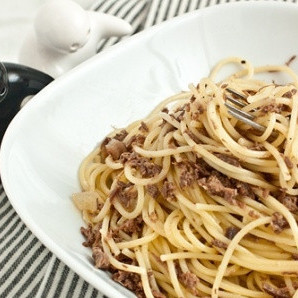 Спагетти с фаршем в мультиварке