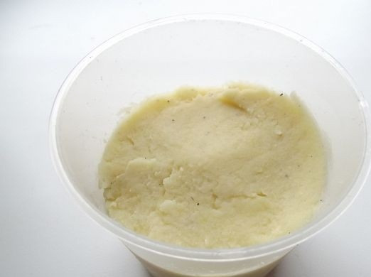 1. Этап. Хлеб на картофельном отваре: 2. После чего добавляем картофельное пюре.