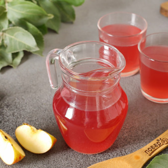 Компот из кожуры яблок