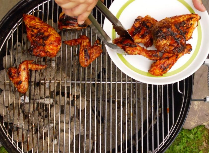 1. Этап. Курочка барбекю: 4. Курочку барбекю подавайте горячей.