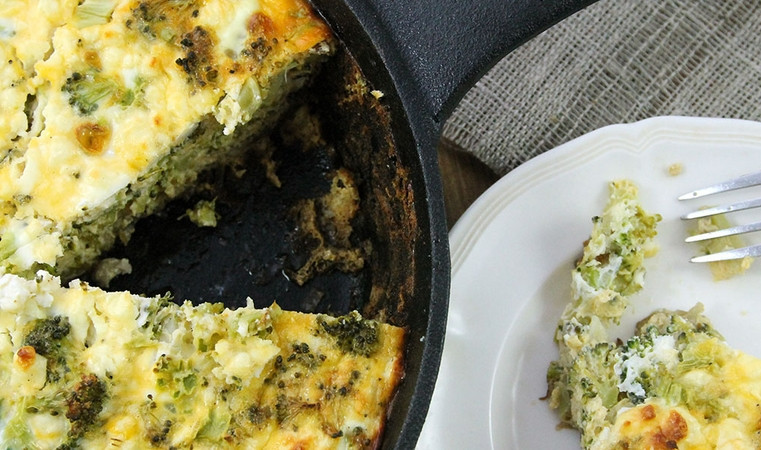 1. Этап. Запеканка с брокколи, и сыром, и грибами: Приятного аппетита!