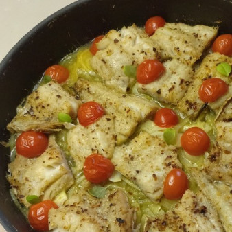 Минтай, запеченный в духовке