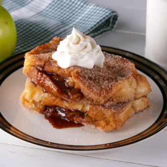 Apple Pie Stuffed French Toast