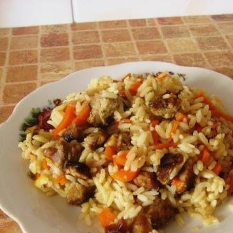 Домашний плов со свининой