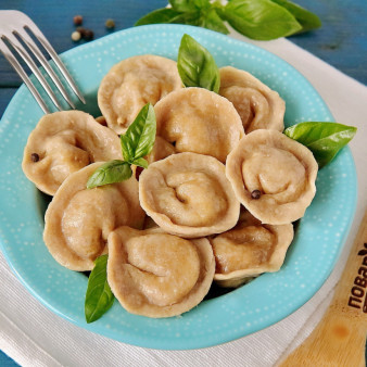 Пельмени из цельнозерновой муки