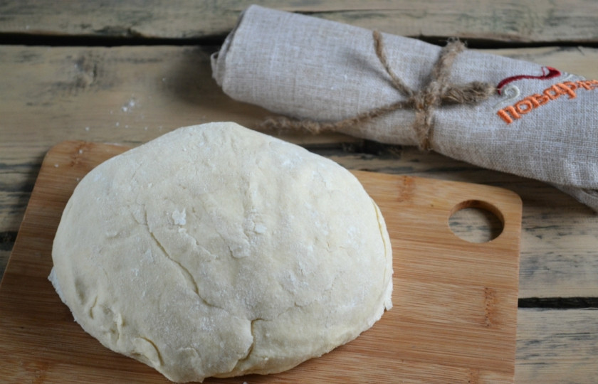 1. Этап. Торт Сердце: Вот таким должно получиться тесто.