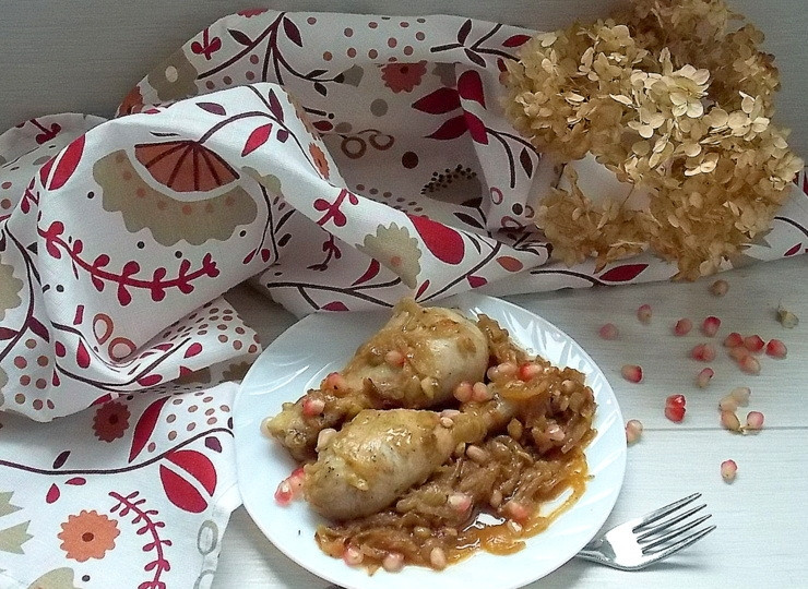 1. Этап. Хохоп с курицей: Подавайте сразу.