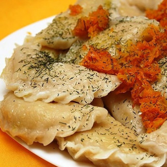 Постные вареники с картошкой